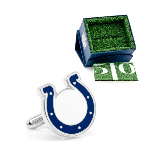 Indianapolis Colts Cufflinks and Tie Bar Gift Set