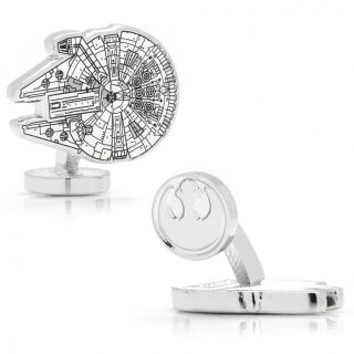 Star Wars Millennium Falcon Blueprint Cufflinks