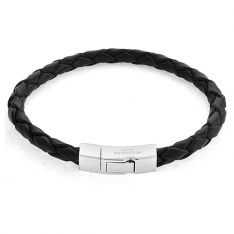 Black Scoubidou Leather Bracelet