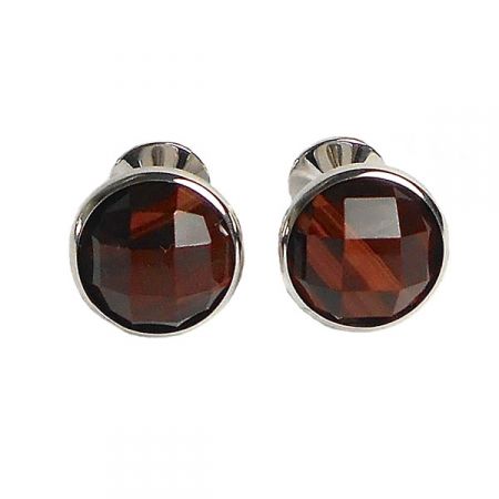 brown cuff links