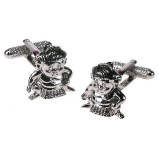 Japanese Sumo Wrestler Cufflinks