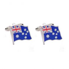 Waving Australian Flag Cufflinks