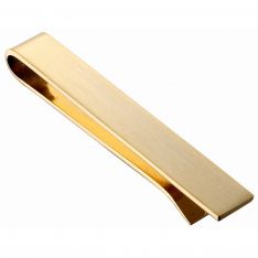 Brushed Gold Tie Slide