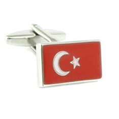 Turkish Flag Cufflinks