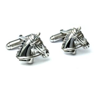 Equestrian Horse Head Cufflinks