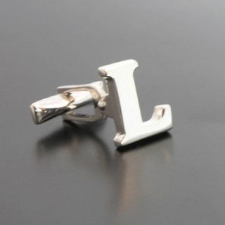 Sterling Letter L Cufflinks