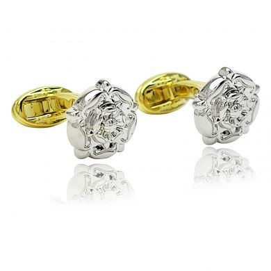 Silver Tudor Rose Cufflinks