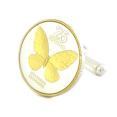 Butterfly Coin Cufflinks (Philippines)