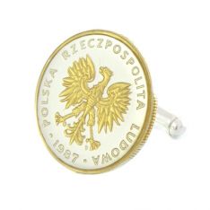 Eagle Coin Cufflinks (Poland)