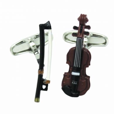 Violin and Bow Cufflinks