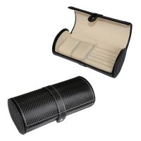 Decor Handcrafted PU Crocodile Leather Tie and Cufflink Storage Box for  Men – Seal Brown