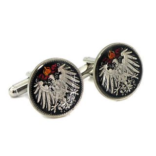 Germany's Eagle Coin Cufflinks