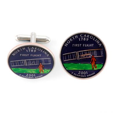 North Carolina Quarter Cufflinks