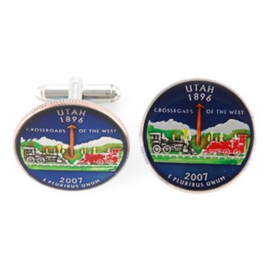 Utah Quarter Cufflinks