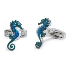 Colorful Seahorse Cufflinks