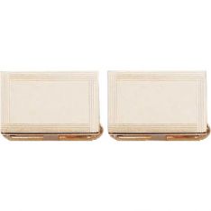 Gold Picture Frame Engraved Cufflinks