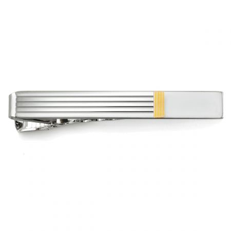 Tie bar in silver with interlocking G