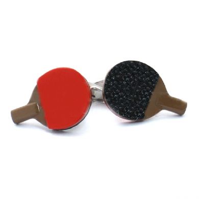 Colored Table Tennis Paddle Cufflinks