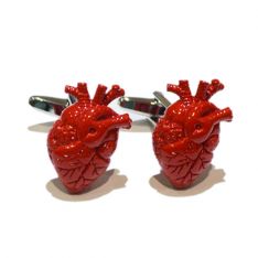 Anatomical Heart Cufflinks