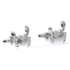 Crab With Moving Claws Cufflinks