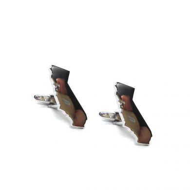 California State Outline Map Cufflinks
