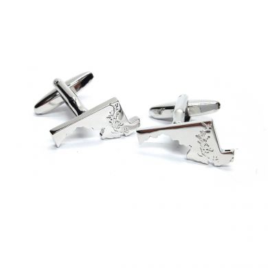 Maryland State Outline Map Cufflinks