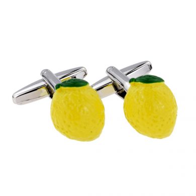 Yellow Lemons Cufflinks