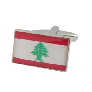 Lebanon Flag Cufflinks