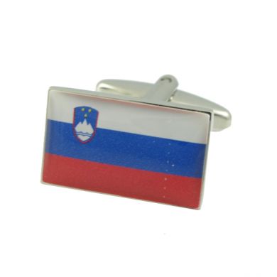Slovenia Flag Cufflinks