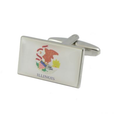 Illinois Flag Cufflinks