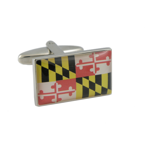 Maryland Flag Cufflinks: Cufflinks Depot