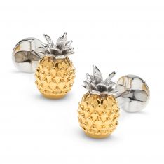 Two-Toned Pineapple Cufflinks