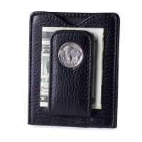 Bill Water Buffalo Leather Credit Card Money Clip
