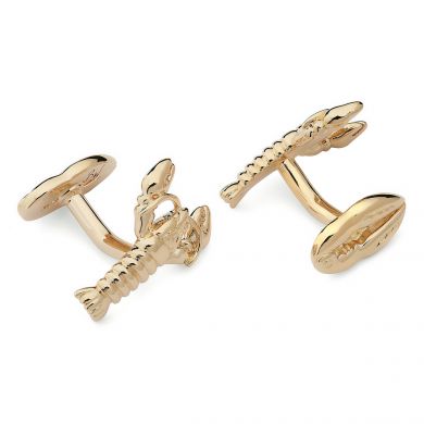 Gold Lobster Cufflinks