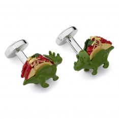 Dinosaur Taco Cufflinks