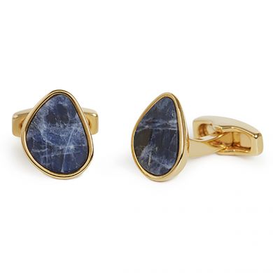 Sodalite Pebble Cufflinks