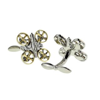 Two Toned Drone Cufflinks