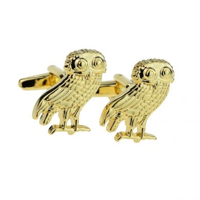 Golden Owl Cufflinks